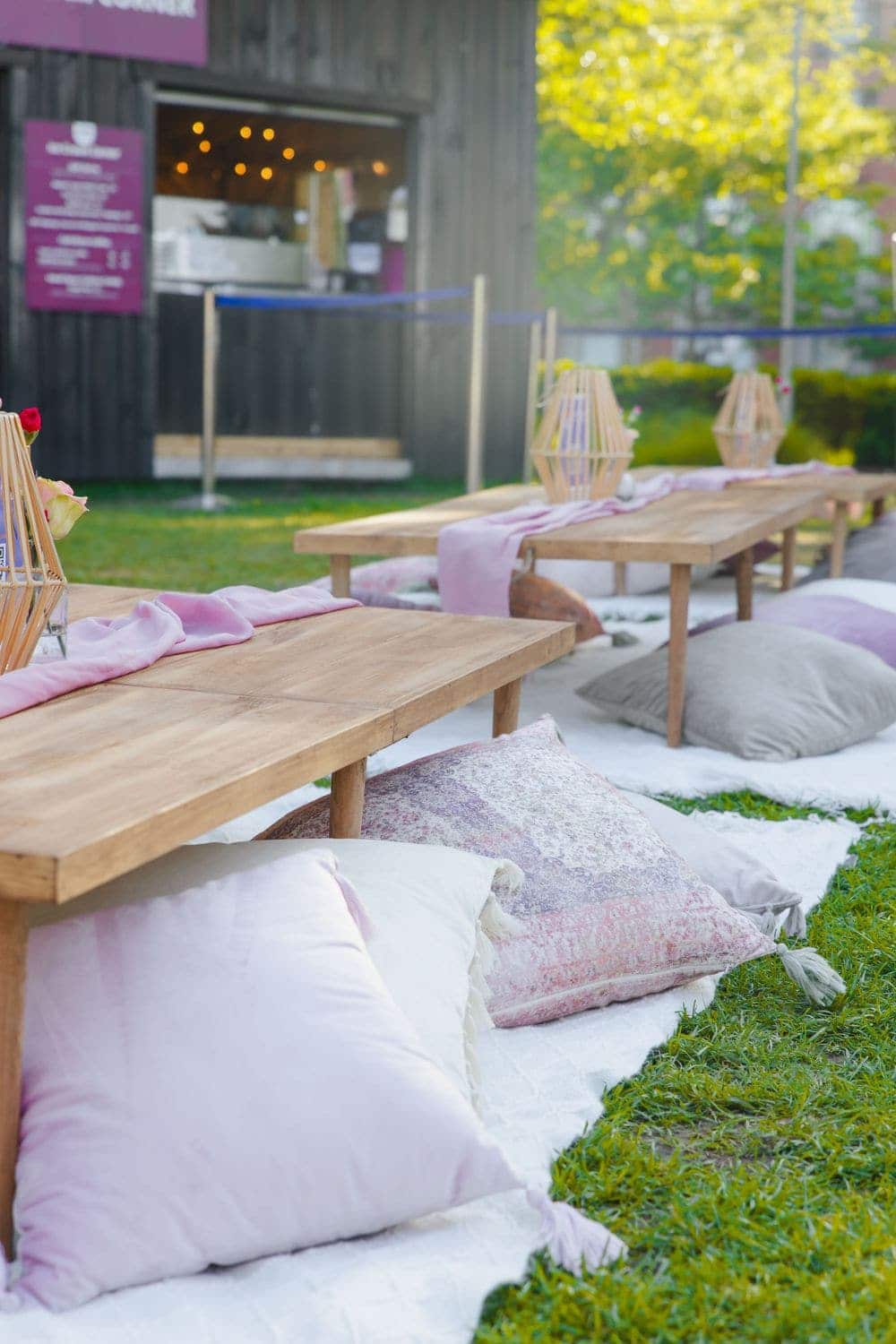 Styled picnic setup captured during a TEOS event content day by Create With Amy in Baltimore